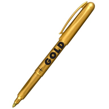 Маркер Centropen GOLD & SILVER 2690 B 1,5-3 мм, Gold color (2690/12) - фото 1