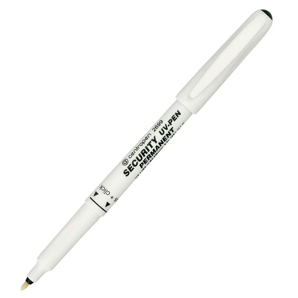 Маркер Centropen Security UV-Pen 2699 (BLister) only visible under UV lamp (2699/1/BL) - фото 1