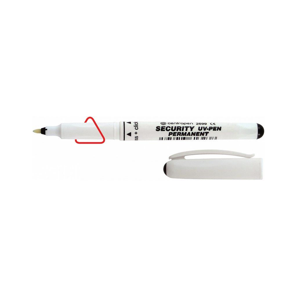 Маркер Centropen Security UV-Pen 2699 (BLister) only visible under UV lamp (2699/1/BL) - фото 3 Маркер Centropen Security UV-Pen 2699 (BLister) only visible under UV lamp (2699/1/BL) - фото 3