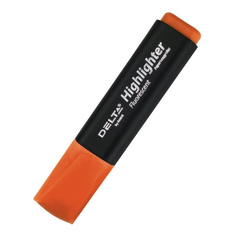 Маркер Delta by Axent Highlighter D2501, 2-4 мм, chisel tip, pink (D2501-10) - фото 1