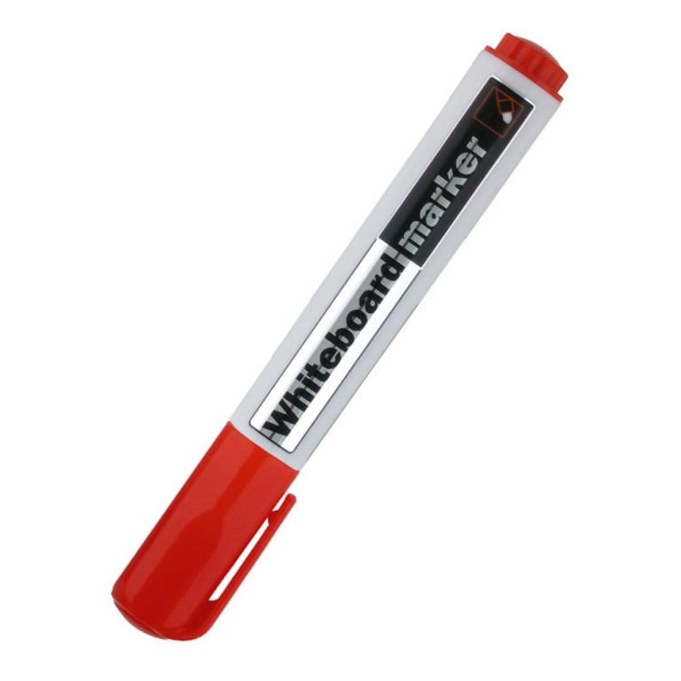 Маркер Delta by Axent Whiteboard D2800, 2 мм, round tip, red (D2800-06) - фото 1