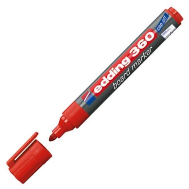 Маркер Edding Board e-360 1,5-3 мм, round tip, red (360/02) - фото 1