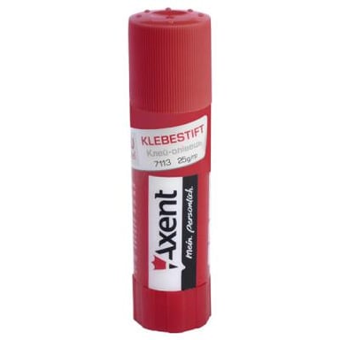 Клей Axent Glue stick PVP, 25 g (display) (7113-А) - фото 1