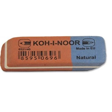 Гумка Koh-i-Noor combined eraser BlueStar, 6521/40 (6521040021KD) - фото 1