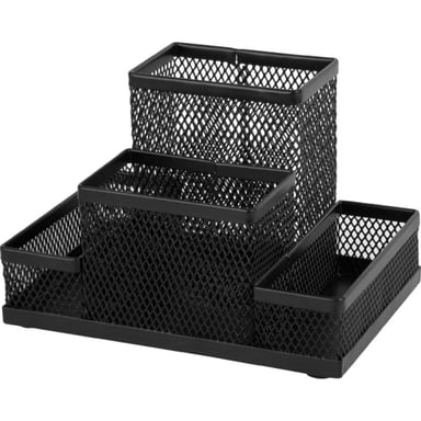 Підставка для дрібниць Axent 155x103x100мм, wire mesh, black (2117-01-A) - фото 1