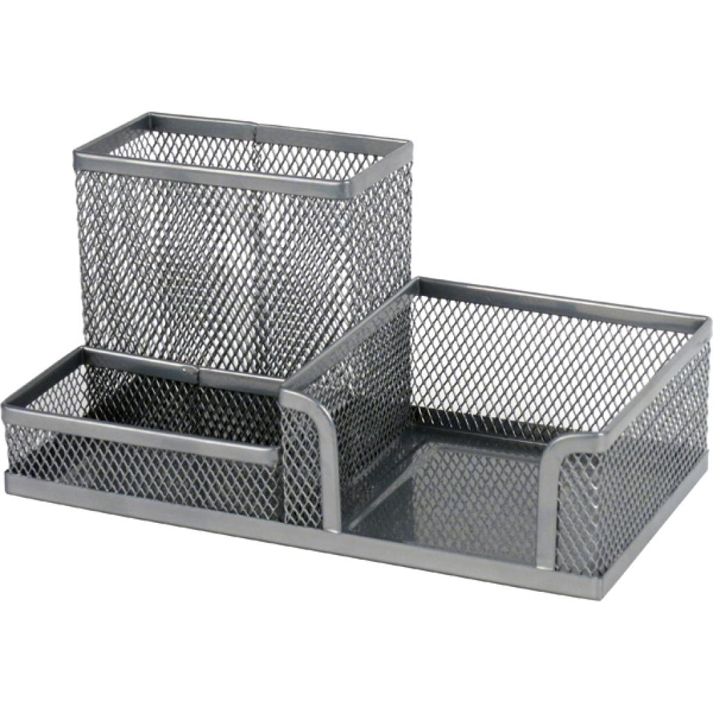 Підставка для дрібниць Axent 203x105x100мм, wire mesh, silver (2116-03-A) Підставка для дрібниць Axent 203x105x100мм, wire mesh, silver (2116-03-A)