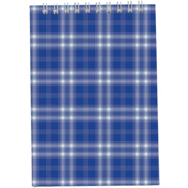 Блокнот Buromax spiral top, А6, 48sheets, square, blue (BM.2480-02) - фото 1