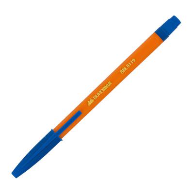 Ручка кулькова Buromax non-retractable JOBMAX ORANGE, blue (BM.8119-01) - фото 1