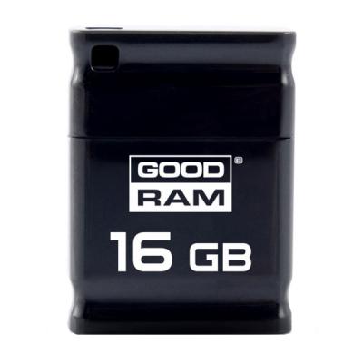 USB флеш накопичувач Goodram 16GB UPI2 Piccolo Black USB 2.0 (UPI2-0160K0R11) - фото 1