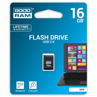 USB флеш накопичувач Goodram 16GB UPI2 Piccolo Black USB 2.0 (UPI2-0160K0R11) - фото 2