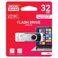 USB флеш накопичувач Goodram 32GB UTS3 Twister Black USB 3.0 (UTS3-0320K0R11) - фото 2