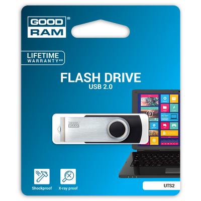 USB флеш накопичувач Goodram 64GB Twister Black USB 2.0 (UTS2-0640K0R11) - фото 3