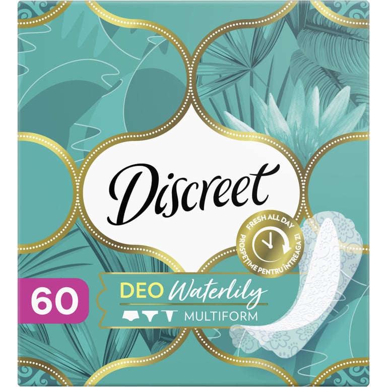 Щоденні прокладки Discreet Deo Water Lily 60 шт. (8001090170354/8700216152983) - фото 2