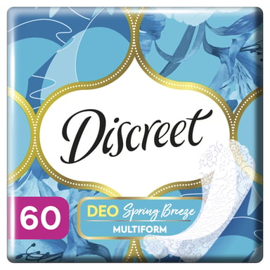Щоденні прокладки Discreet Deo Spring Breeze 60 шт. (8001090170316/8700216153096) - фото 1