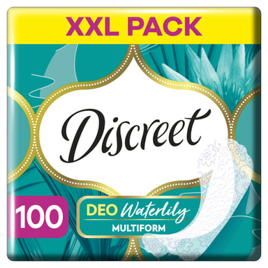 Щоденні прокладки Discreet Deo Water Lily 100 шт. (8001090162274/8700216152921) - фото 1