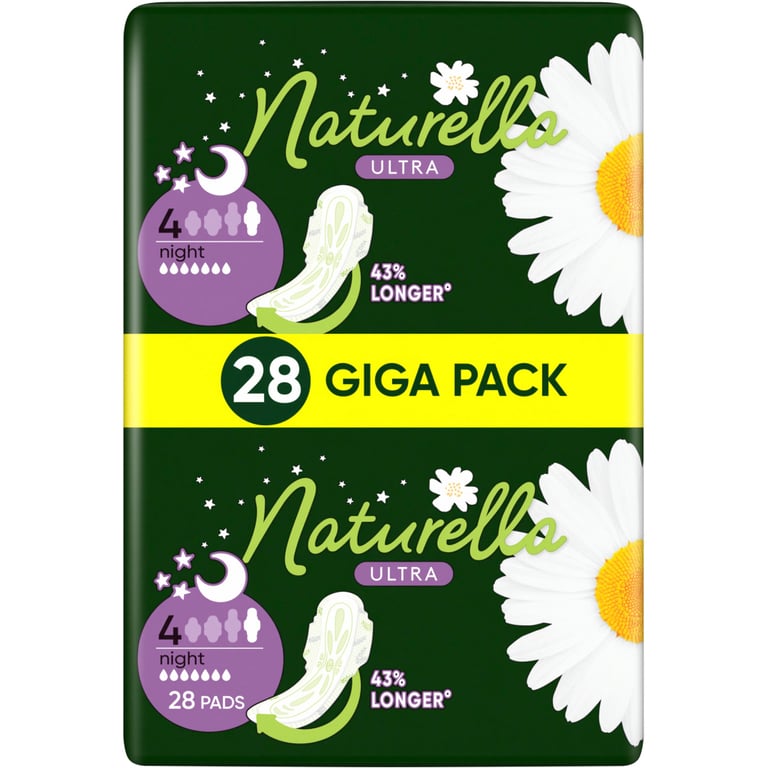 Гігієнічні прокладки Naturella Ultra Night (Розмір 4) 28 шт. (4015400624363/8006540399521) - фото 2