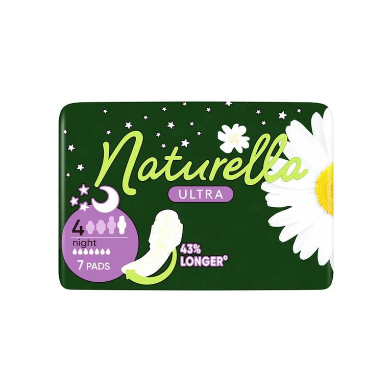 Гігієнічні прокладки Naturella Ultra Night (Розмір 4) 7 шт. (4015400435846) - фото 2