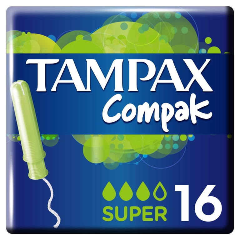 Тампони Tampax Compak Super з аплікатором 16 шт. (4015400219712/4015400219743) - фото 2