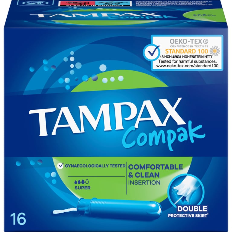 Тампони Tampax Compak Super з аплікатором 16 шт. (4015400219712/4015400219743) - фото 4