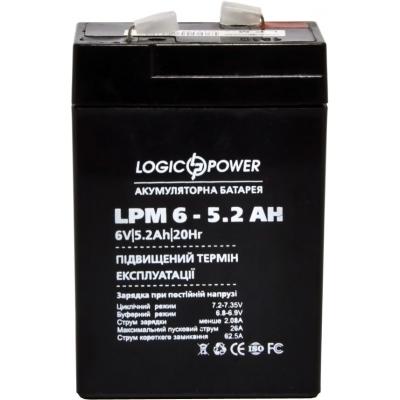 Батарея до ДБЖ LogicPower LPM 6В 5.2 Ач (4158) - фото 1