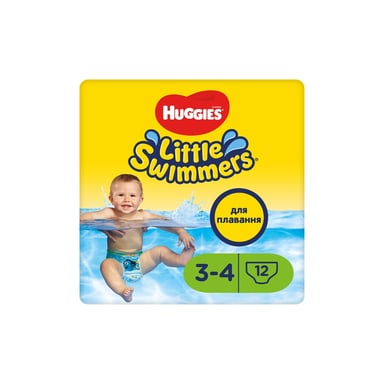 Підгузки Huggies Little Swimmer 3-4 (7-15 кг) 12 шт (36000183399) - фото 1