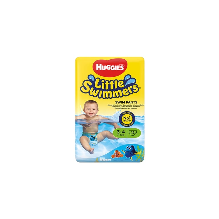 Підгузки Huggies Little Swimmer 3-4 (7-15 кг) 12 шт (36000183399) - фото 2