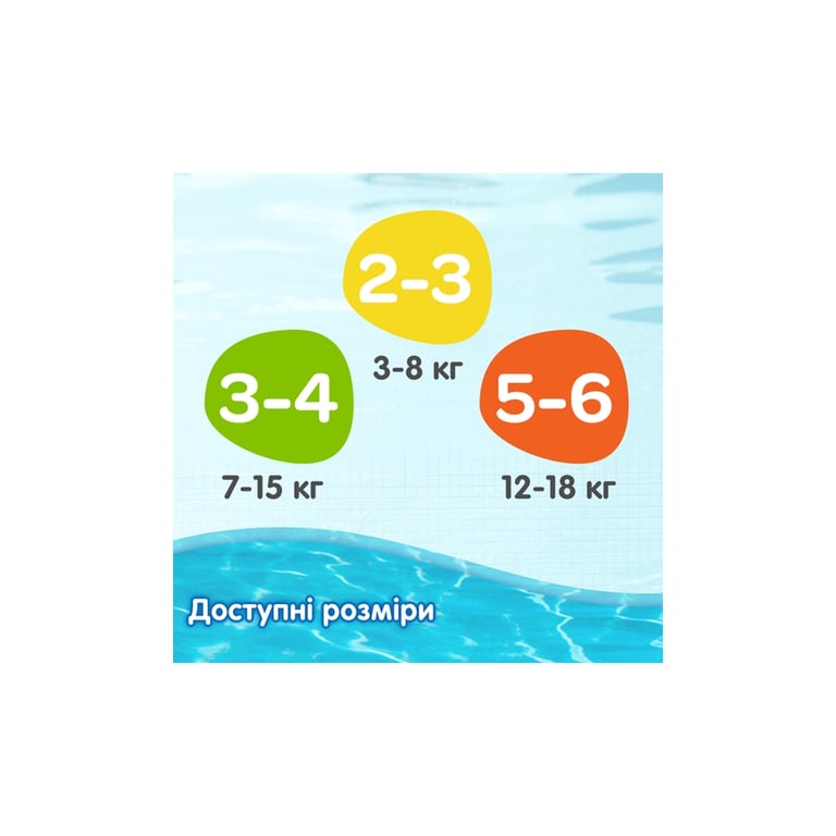 Підгузки Huggies Little Swimmer 3-4 (7-15 кг) 12 шт (36000183399) - фото 7