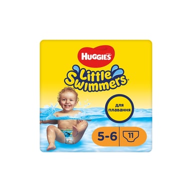 Підгузки Huggies Little Swimmer 5-6 (12-18 кг) 11 шт (5029053538426) - фото 1