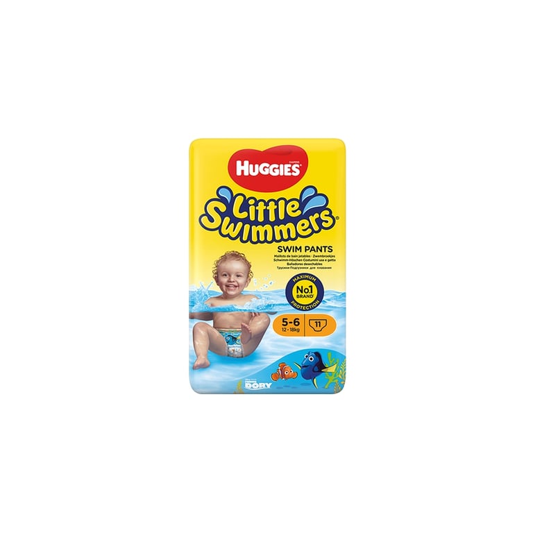 Підгузки Huggies Little Swimmer 5-6 (12-18 кг) 11 шт (5029053538426) - фото 2