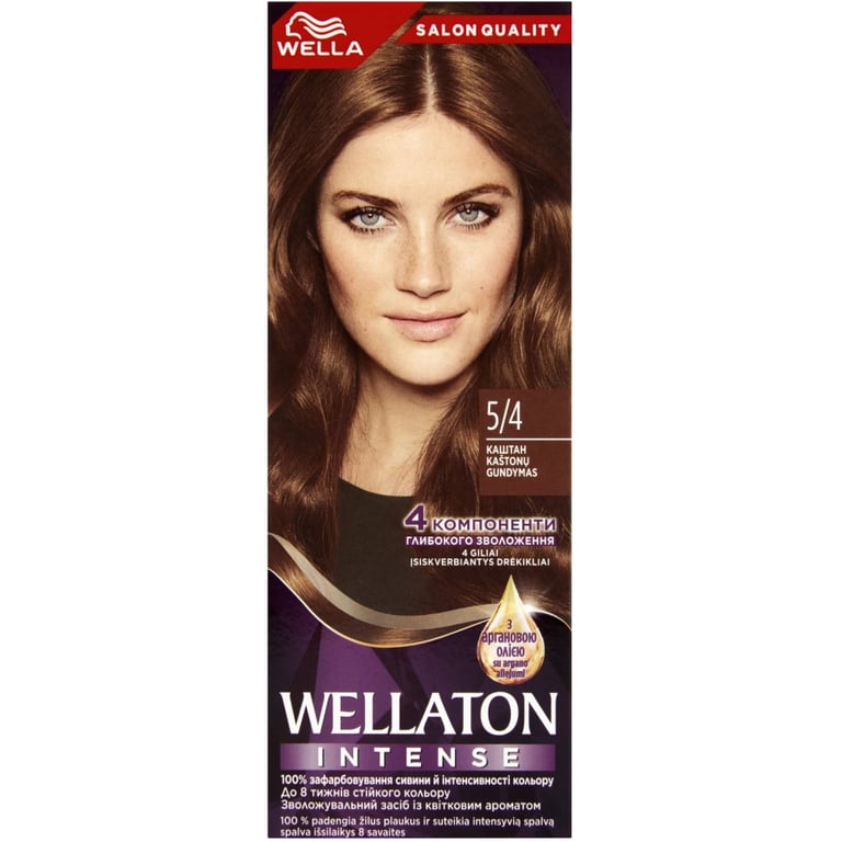 Фарба для волосся Wellaton 5/4 Каштан 110 мл (4056800023066) - фото 1