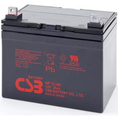 Батарея до ДБЖ CSB 12В 34 Ач (GP12340) - фото 1