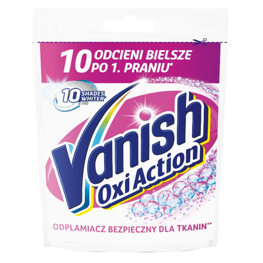 Засіб для видалення плям Vanish Oxi Action Кришталева білизна 30 г (5900627063776) - фото 1