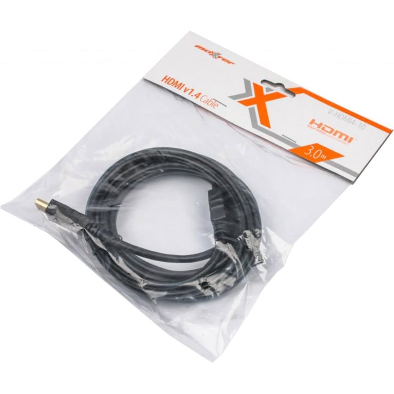Кабель мультимедійний HDMI to HDMI 3.0m Maxxter (V-HDMI4-10) - фото 2