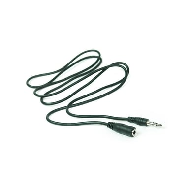 Кабель мультимедійний 3.5mm M to 3.5mm F 1.0m PowerPlant (KD00AS1264) - фото 1