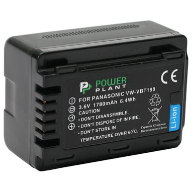Акумулятор до фото/відео PowerPlant Panasonic VW-VBT190 (DV00DV1412) - фото 1