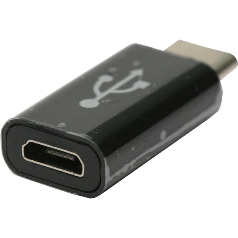 Перехідник PowerPlant micro USB to Type C (KD00AS1260) - фото 1