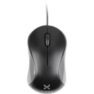 Мишка Vinga MS-882 black - gray - фото 1