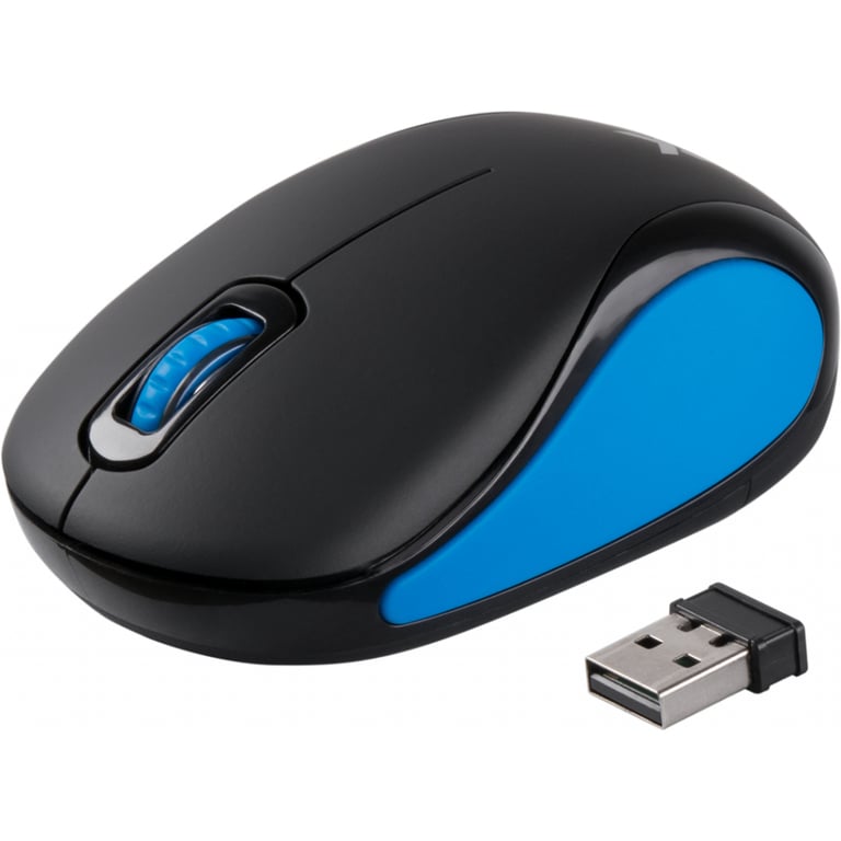 Мишка Vinga MSW-907 black - blue - фото 1