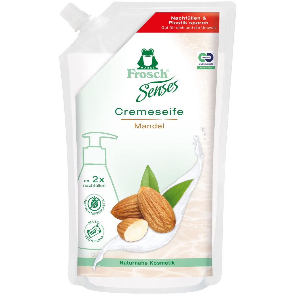 Рідке мило Frosch Мигдальне молочко 500 мл (4001499196973) - фото 1