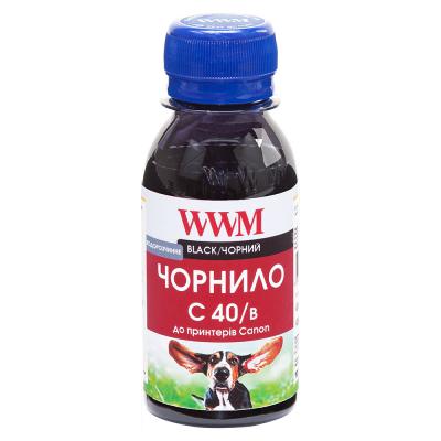 Чорнило WWM Canon PG-40Bk/PG-50Bk/PGI-5Bk Black 100г (C40/B-2) Чорнило WWM Canon PG-40Bk/PG-50Bk/PGI-5Bk Black 100г (C40/B-2)
