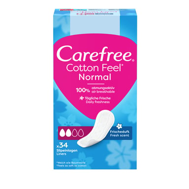 Щоденні прокладки Carefree Cotton Fresh 34 шт. (3574661064307/3574661565071/8002110312365) - фото 1