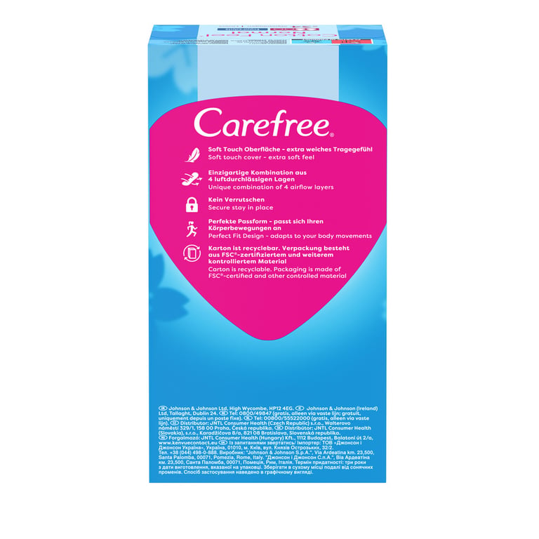 Щоденні прокладки Carefree Cotton Fresh 34 шт. (3574661064307/3574661565071/8002110312365) - фото 5