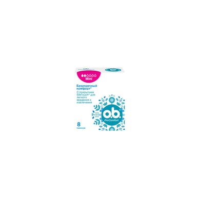 Тампони o.b. ProComfort Mini 8 шт. (3574660142303/3574661331133) - фото 1