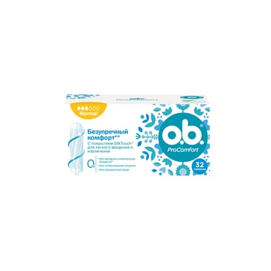 Тампони o.b. ProComfort Normal 32 шт. (3574661017808) - фото 1