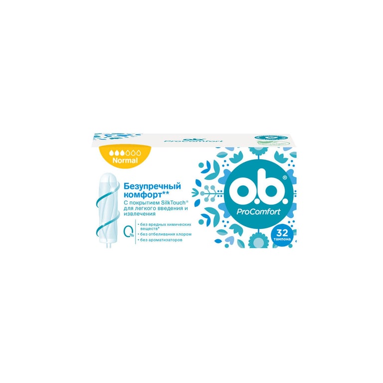 Тампони o.b. ProComfort Normal 32 шт. (3574661017808) - фото 1