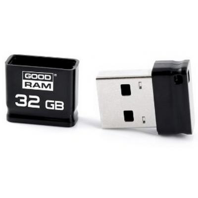USB флеш накопичувач Goodram 32GB Piccolo Black USB 2.0 (UPI2-0320K0R11) - фото 2