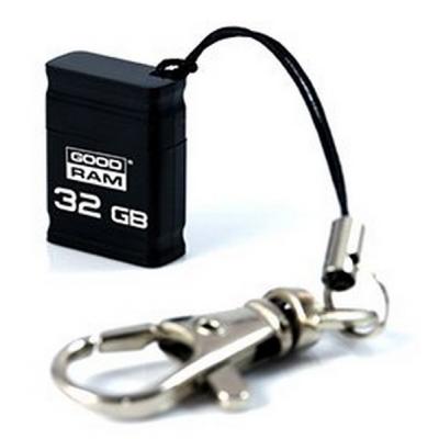 USB флеш накопичувач Goodram 32GB Piccolo Black USB 2.0 (UPI2-0320K0R11) - фото 3