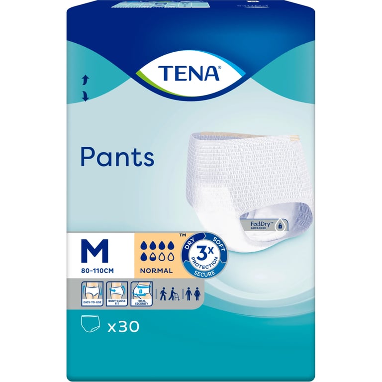 Підгузки для дорослих Tena Pants Normal Medium 30 шт (7322541150611) - фото 2