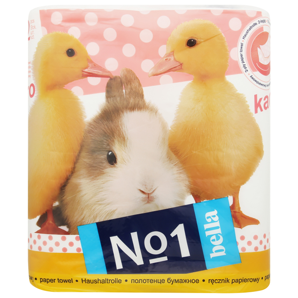 Паперові рушники Bella двошарові 2 рулони (5900516460549) - фото 1