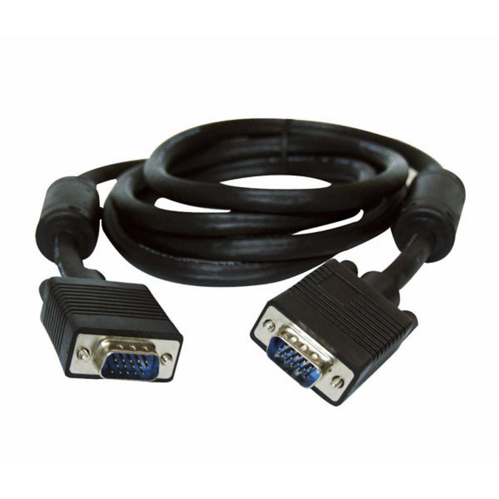 Кабель мультимедійний VGA M to VGA M 10.0m Patron (CAB-PN-VGA-VGA-10М) - фото 1
